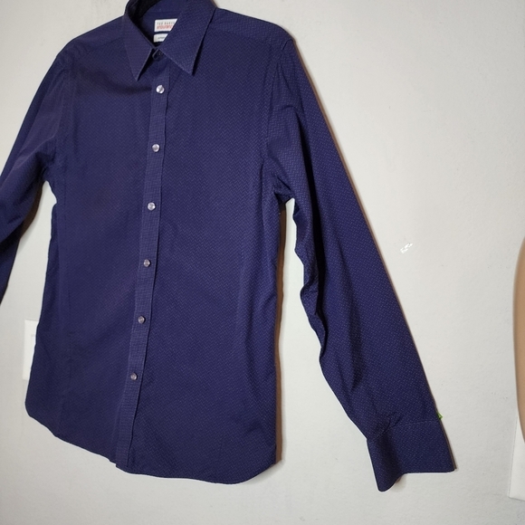Ted Baker Endurance blue long sleeve button down shirt. 15.5. - Picture 11 of 14